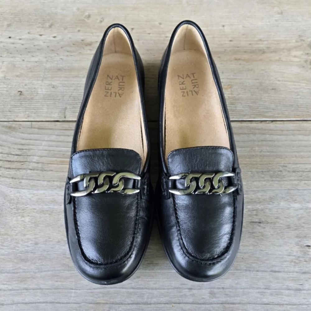 Naturalizer Austin Classic Preppy Minimalist Horsebit Comfort Loafers 8.5M